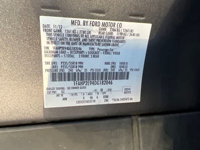 2013 Ford Taurus SEL