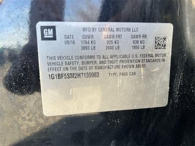 2017 Chevrolet Cruze Premier Auto