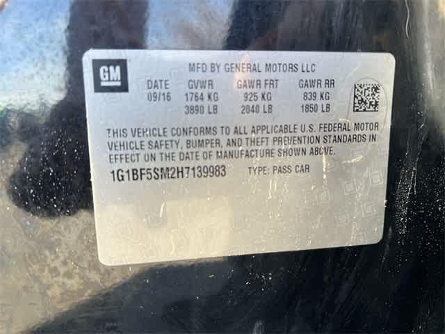 2017 Chevrolet Cruze Premier Auto