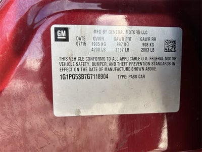 2016 Chevrolet Cruze Limited LTZ Auto