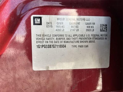 2016 Chevrolet Cruze Limited LTZ Auto