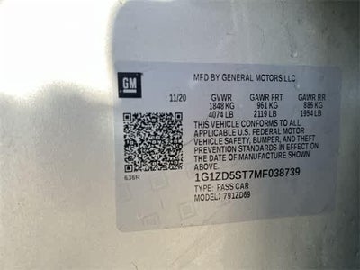 2021 Chevrolet Malibu FWD LT