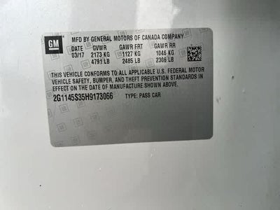 2017 Chevrolet Impala 2LZ