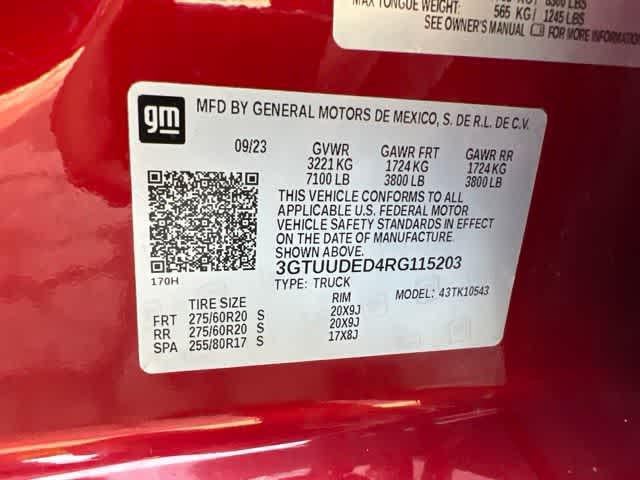 2024 GMC Sierra 1500 4WD Crew Cab Short Box SLT