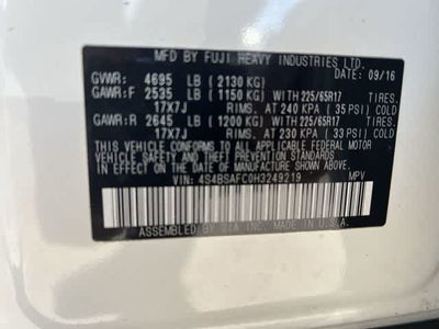 2017 Subaru Outback 2.5i Premium