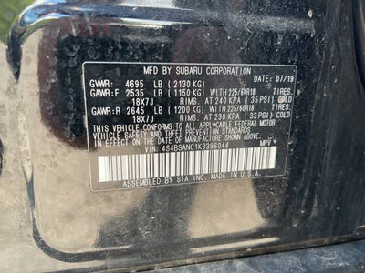 2019 Subaru Outback Limited