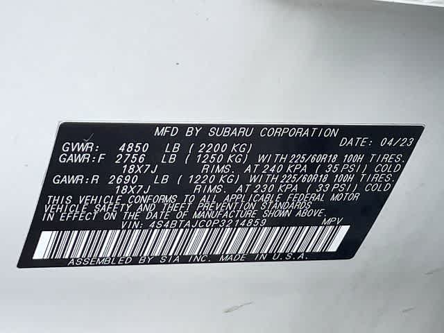 2023 Subaru Outback Onyx Edition