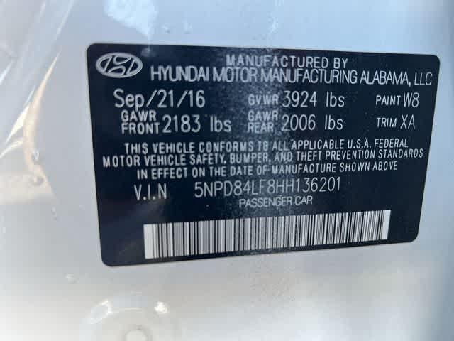 2017 Hyundai Elantra Value Edition