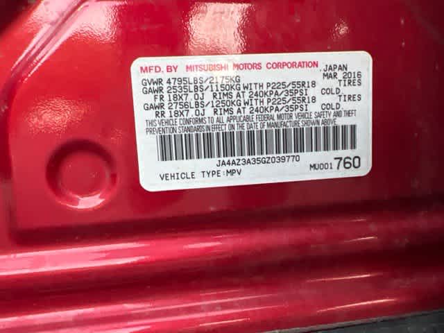 2016 Mitsubishi Outlander SE