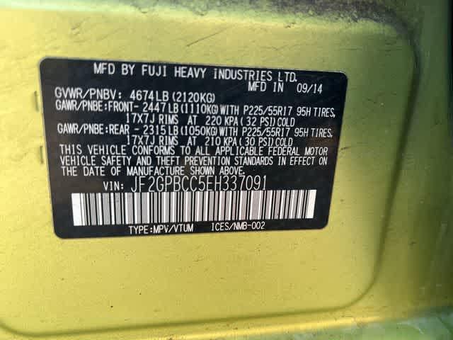 2014 Subaru XV Crosstrek Hybrid 2.0i