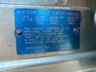 2009 Suzuki SX4 Base