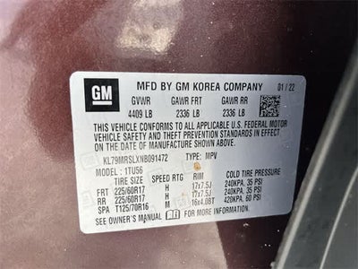 2022 Chevrolet Trailblazer AWD LT