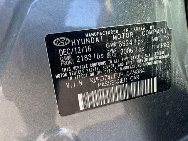 2017 Hyundai Elantra SE