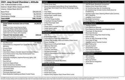 2021 Jeep Grand Cherokee L Altitude