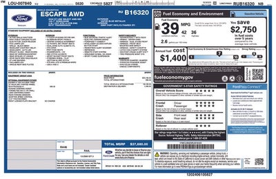 2024 Ford Escape Hybrid ST-Line Select