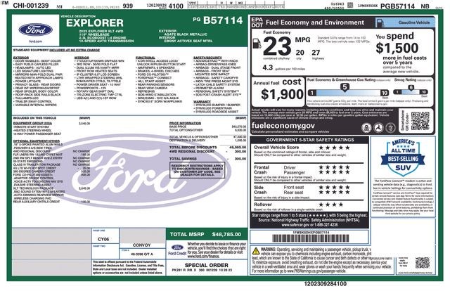 2023 Ford Explorer XLT