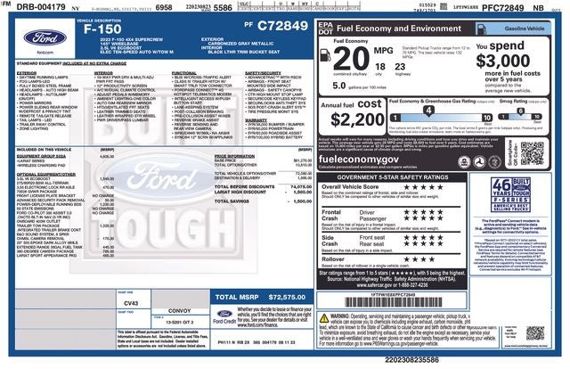 2023 Ford F-150 Lariat