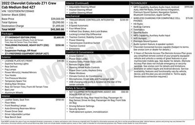 2022 Chevrolet Colorado Z71