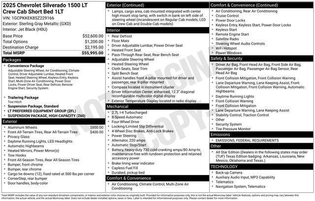2025 Chevrolet Silverado 1500 LT