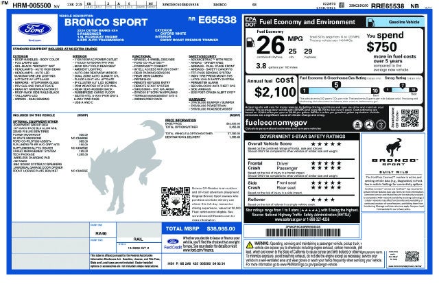 2024 Ford Bronco Sport Outer Banks