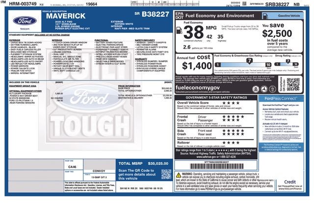 2025 Ford Maverick XLT