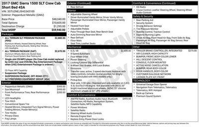 2017 GMC Sierra 1500 SLT