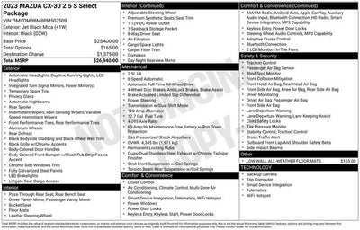 2023 Mazda Mazda CX-30 2.5 S Select Package