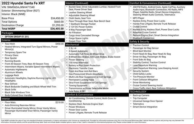 2022 Hyundai Santa Fe XRT