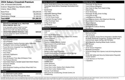 2024 Subaru Crosstrek Premium