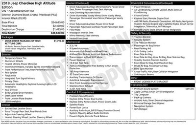 2019 Jeep Cherokee Limited