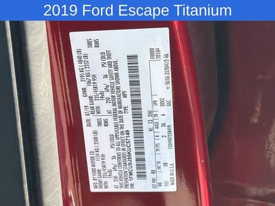 2019 Ford Escape Titanium