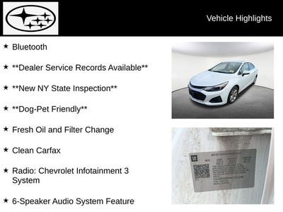 2019 Chevrolet Cruze LT