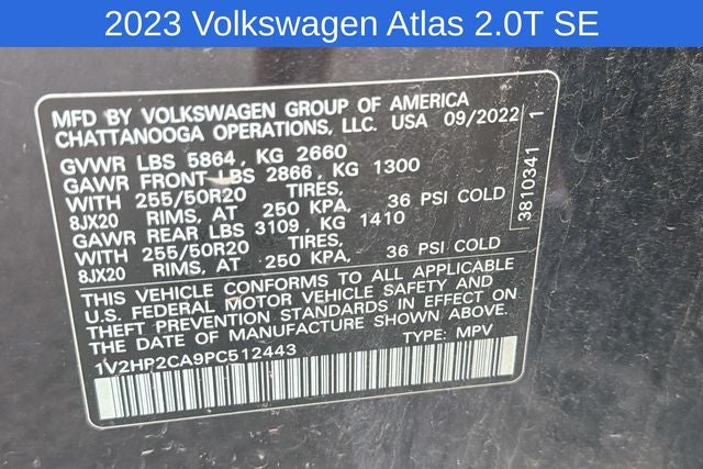 2023 Volkswagen Atlas 2.0T SE w/Technology