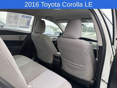 2016 Toyota Corolla LE
