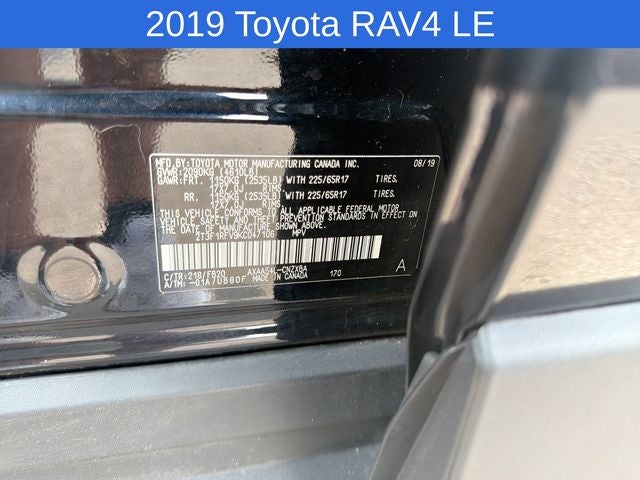 2019 Toyota RAV4 LE