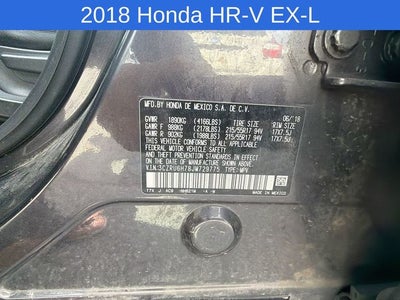 2018 Honda HR-V EX-L w/Navigation