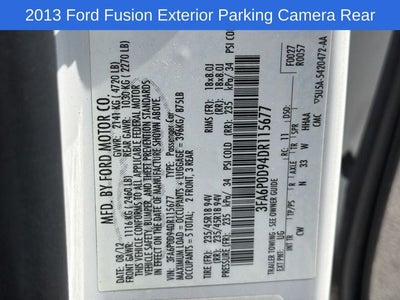2013 Ford Fusion Titanium