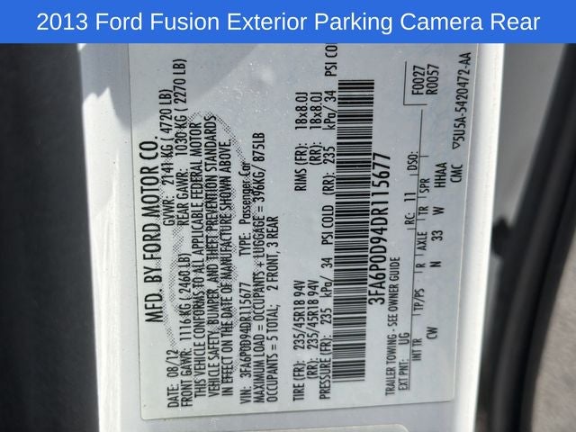 2013 Ford Fusion Titanium