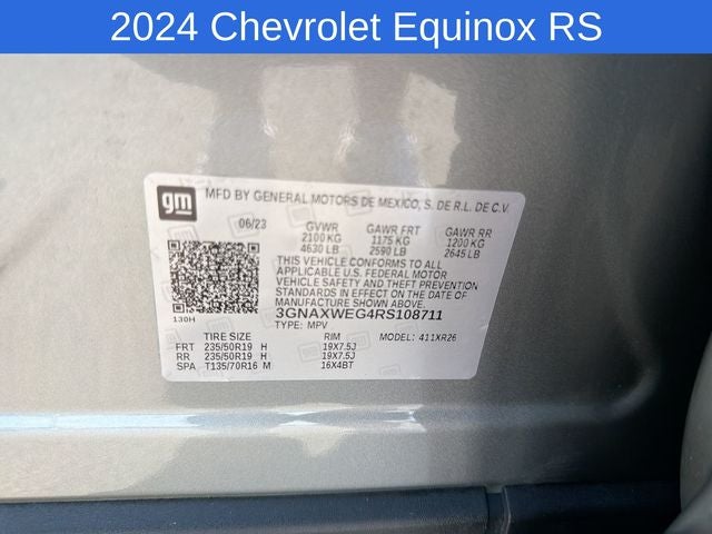 2024 Chevrolet Equinox RS