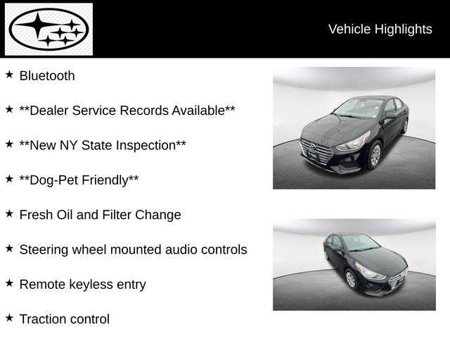 2019 Hyundai Accent SE