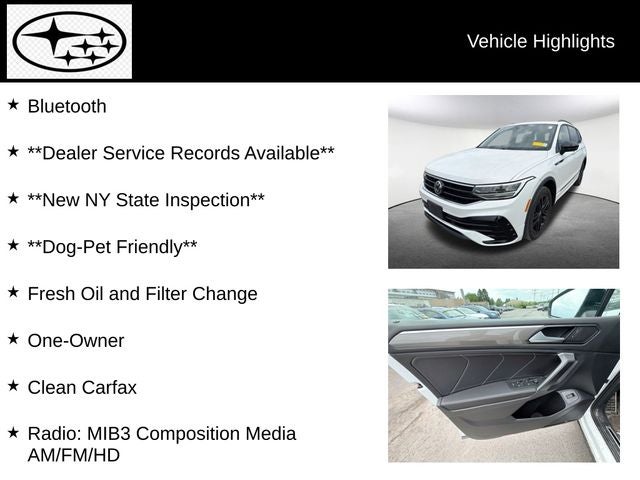 2022 Volkswagen Tiguan 2.0T SE R-Line Black