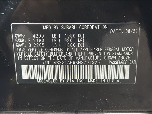 2022 Subaru Impreza Base