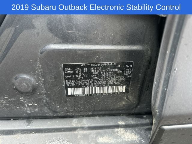 2019 Subaru Outback 2.5i