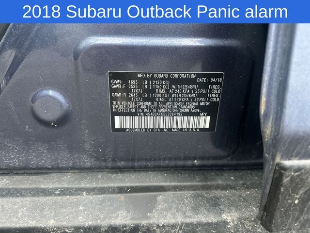 2018 Subaru Outback 2.5i Premium