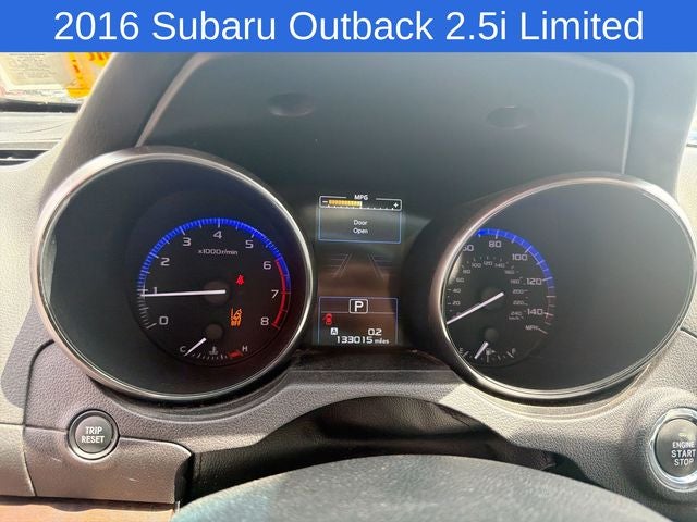 2016 Subaru Outback 2.5i Limited