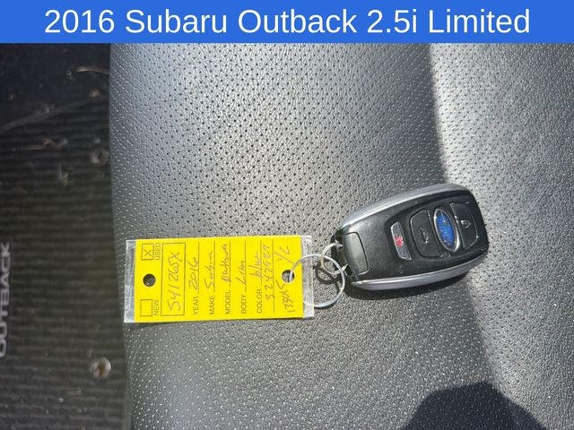 2016 Subaru Outback 2.5i Limited
