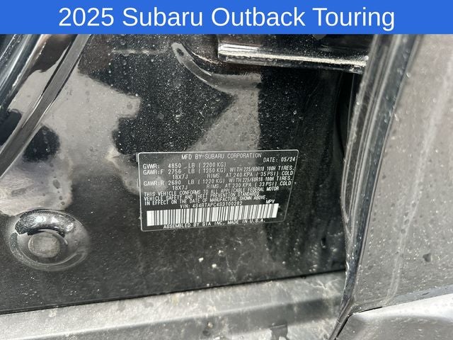 2025 Subaru Outback Touring