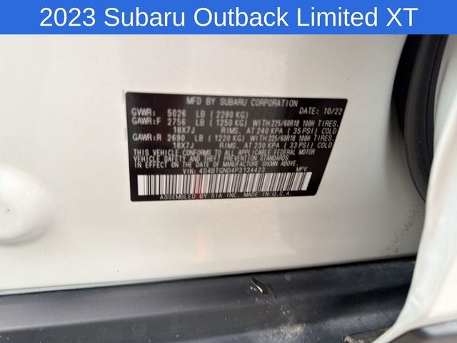 2023 Subaru Outback Limited XT