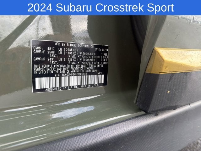 2024 Subaru Crosstrek Sport