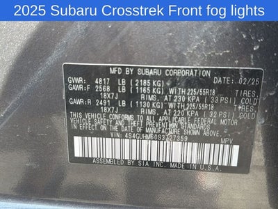 2025 Subaru Crosstrek Limited